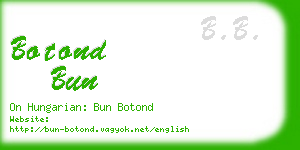 botond bun business card